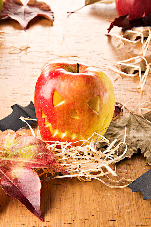 Mele intagliate di Halloween - La Trentina