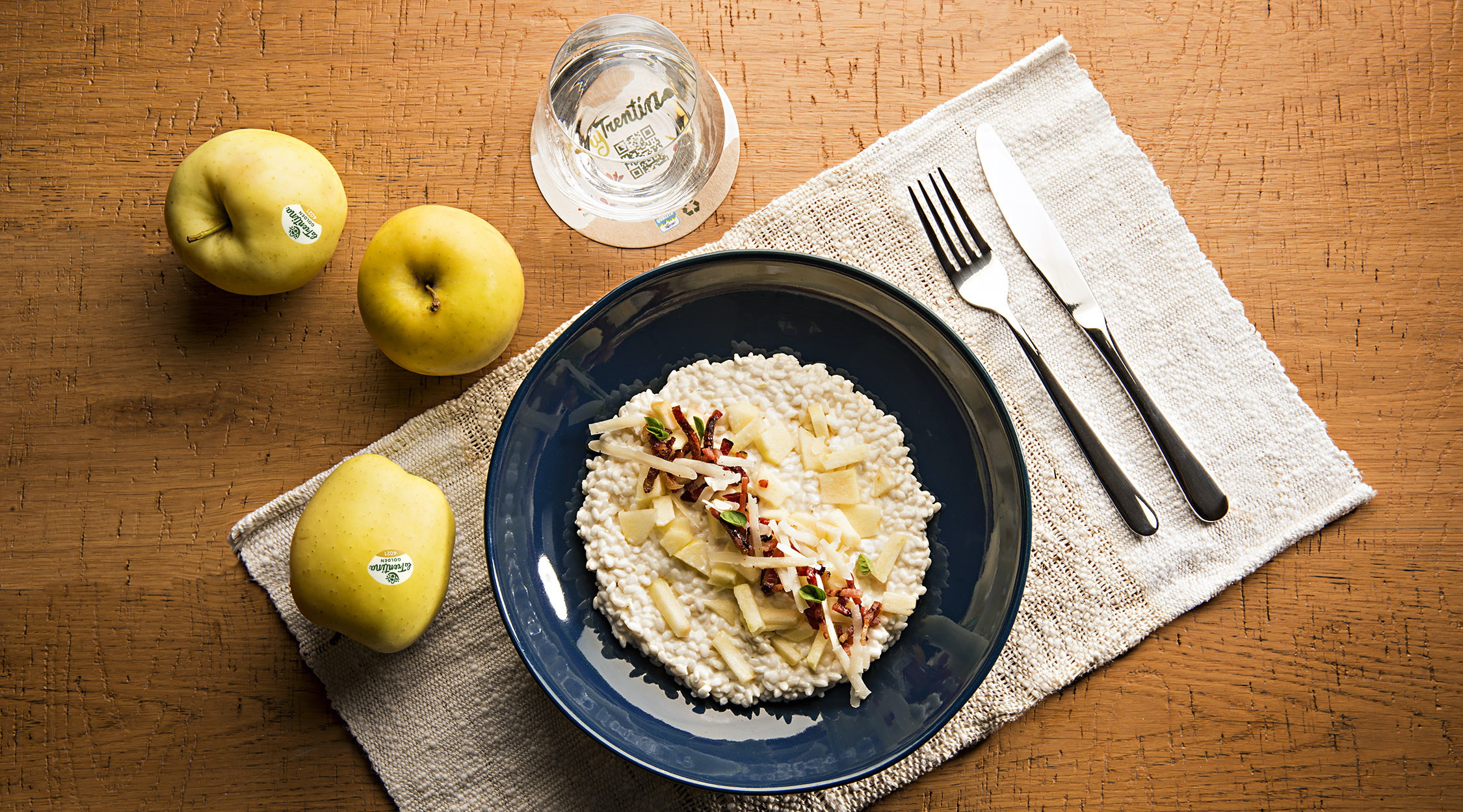 La Trentina | Risotto con speck, Golden e Puzzone di Moena | Hotel Rosàt
