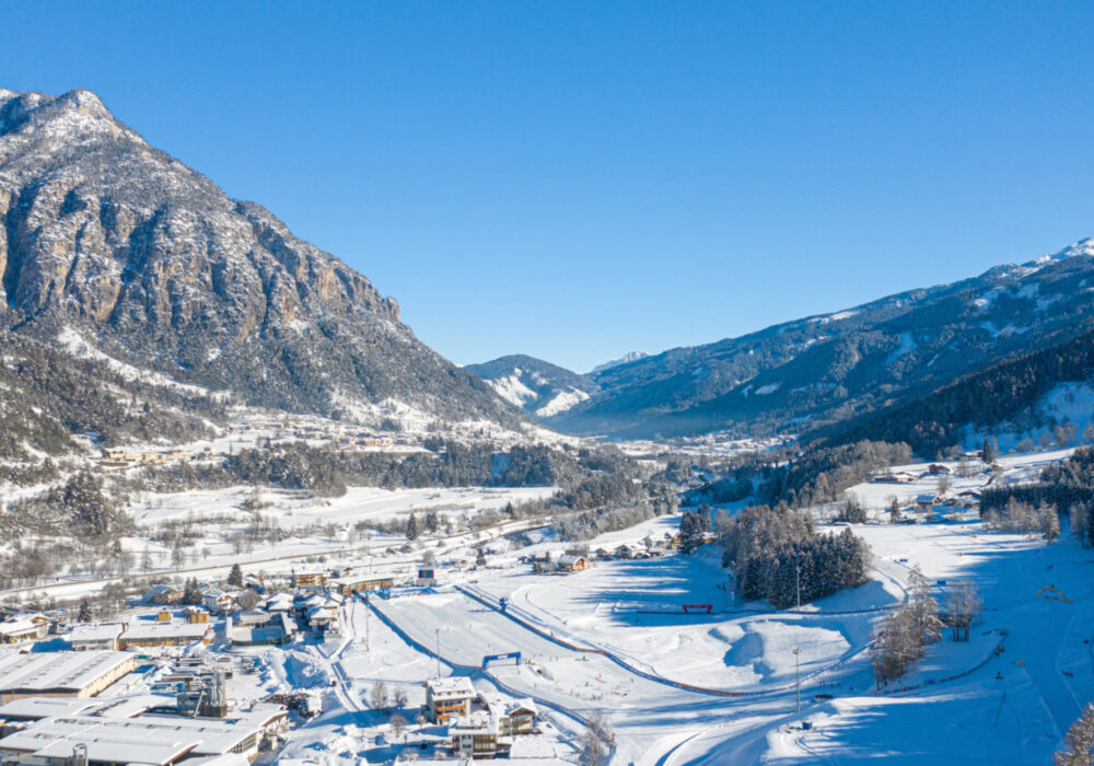 L’arrivo della fiamma olimpica in Val di Fiemme